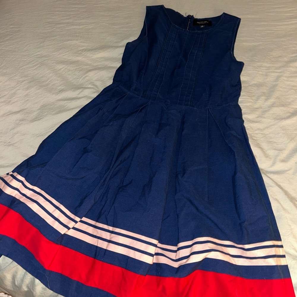 Jason Wu Blue and Red Dress